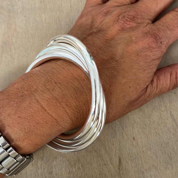 Triple Set SS Bangles - Picture 2 of 4